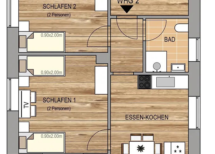 Lägenhet Kernsaniertes Monteurhaus Mit 2 In Wirges